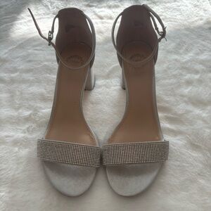 Elegant Silver Women's Sandals